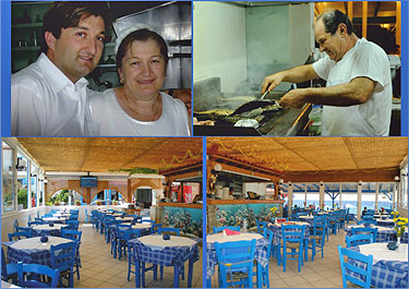 meltemi restaurant >> Enjoy the clear crystal sea of Kokkari beach