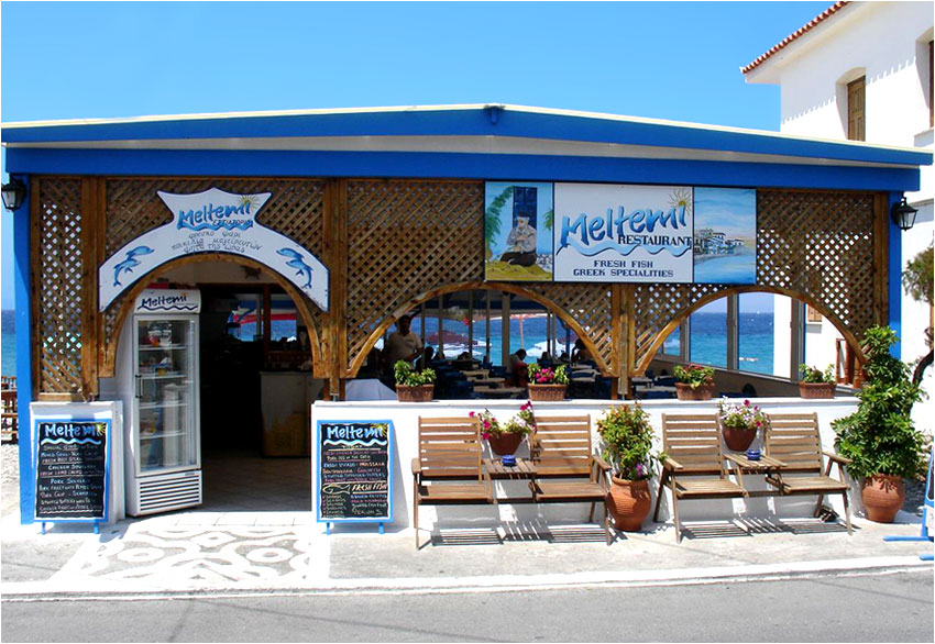 Restaurant Meltemi , kokkari, samos eiland